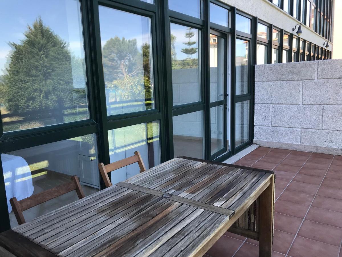 Apartamento Con Terraza Primera Linea De Playa Finisterre Exterior foto